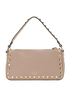 Rockstud Small Shoulder, &pound;650, Handbags, Pink, Leather, Back view
